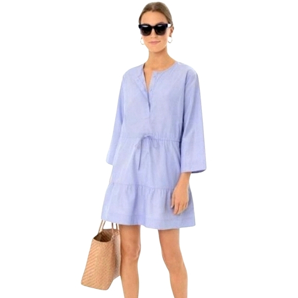 Tuckernuck Dresses & Skirts - TUCKERNUCK POMANDER PLACE Lucy Light Blue Tiered Dress